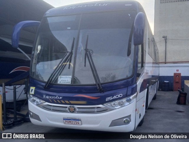 Taipastur Transportes Turísticos 25400 na cidade de São Paulo, São Paulo, Brasil, por Douglas Nelson de Oliveira. Número da foto: #12573990.