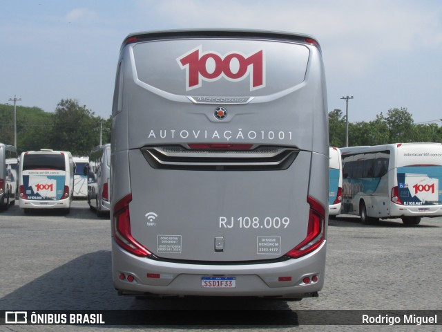 Auto Viação 1001 RJ 108.009 na cidade de Rio de Janeiro, Rio de Janeiro, Brasil, por Rodrigo Miguel. Número da foto: #12575118.