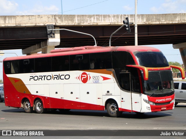 Auto Viação Porto Rico 9500 na cidade de Teresina, Piauí, Brasil, por João Victor. Número da foto: #12574596.