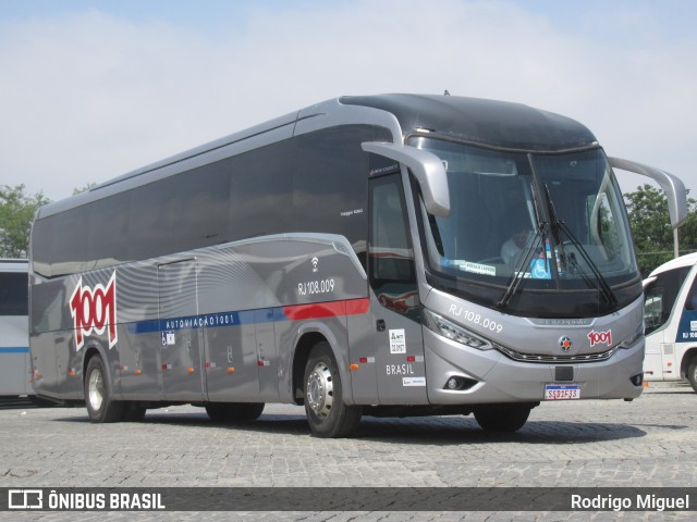 Auto Viação 1001 RJ 108.009 na cidade de Rio de Janeiro, Rio de Janeiro, Brasil, por Rodrigo Miguel. Número da foto: #12575113.