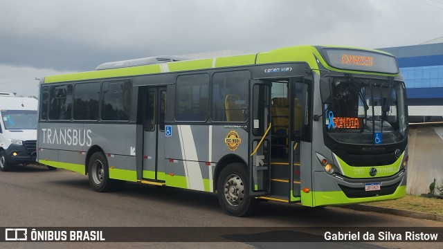 Transbus Cachoeirinha 2302 na cidade de Cachoeirinha, Rio Grande do Sul, Brasil, por Gabriel da Silva Ristow. Número da foto: #12573949.