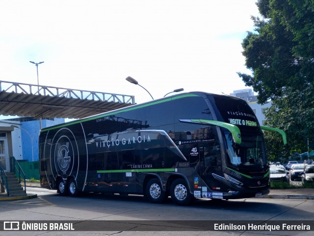 Viação Garcia 86049 na cidade de São Paulo, São Paulo, Brasil, por Edinilson Henrique Ferreira. Número da foto: #12573742.