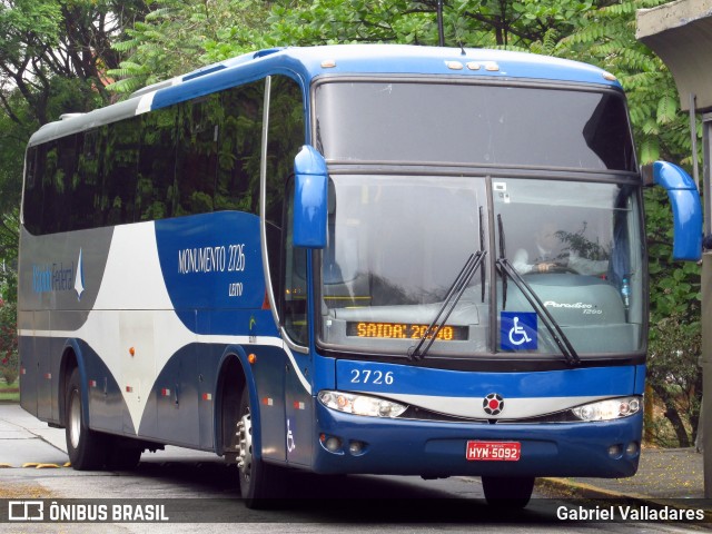 Rápido Federal 2726 na cidade de São Paulo, São Paulo, Brasil, por Gabriel Valladares. Número da foto: #12574157.