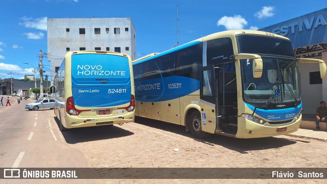 Viação Novo Horizonte 524811 na cidade de Barra da Estiva, Bahia, Brasil, por Flávio  Santos. Número da foto: #12573709.