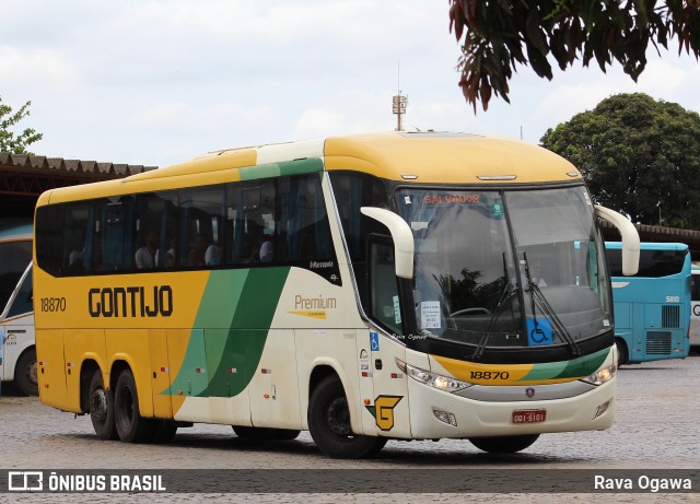 Empresa Gontijo de Transportes 18870 na cidade de Vitória da Conquista, Bahia, Brasil, por Rava Ogawa. Número da foto: #12573906.