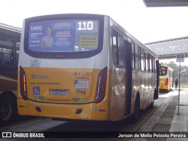 Real Auto Ônibus A41261 na cidade de Rio de Janeiro, Rio de Janeiro, Brasil, por Jerson de Mello Peixoto Pereira. Número da foto: #12573845.
