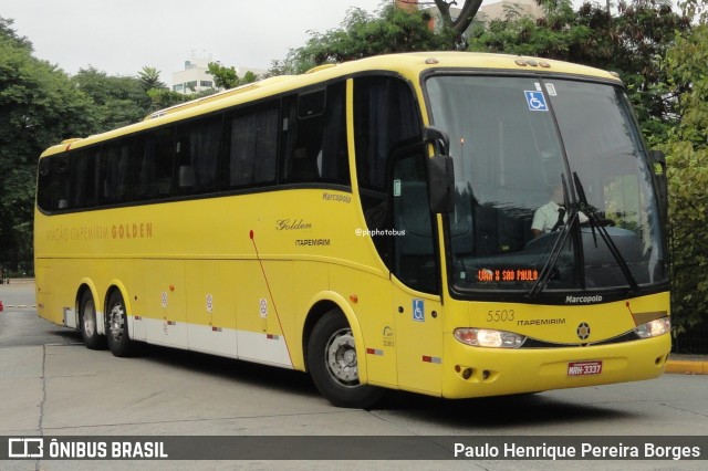 Viação Itapemirim 5503 na cidade de São Paulo, São Paulo, Brasil, por Paulo Henrique Pereira Borges. Número da foto: #12573630.