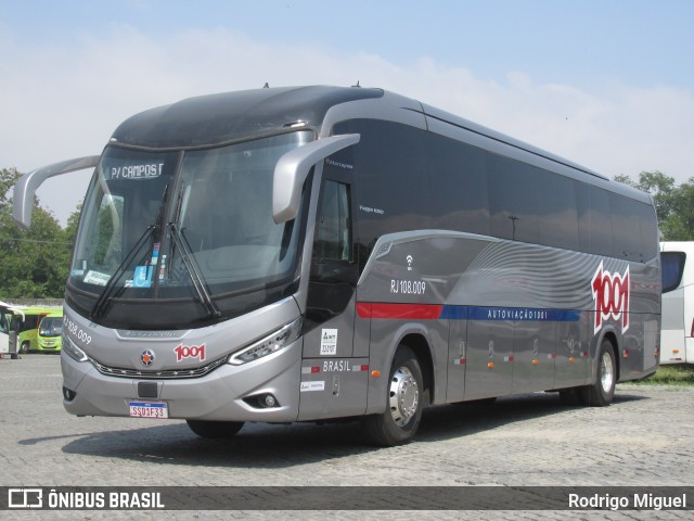 Auto Viação 1001 RJ 108.009 na cidade de Rio de Janeiro, Rio de Janeiro, Brasil, por Rodrigo Miguel. Número da foto: #12575114.