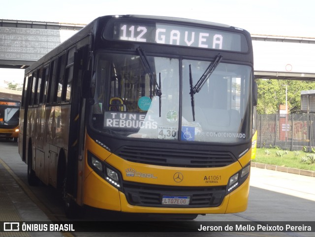 Real Auto Ônibus A41061 na cidade de Rio de Janeiro, Rio de Janeiro, Brasil, por Jerson de Mello Peixoto Pereira. Número da foto: #12573834.