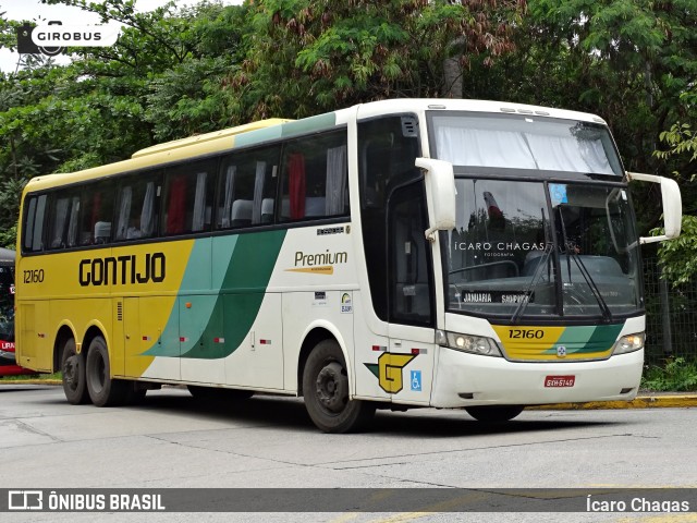 Empresa Gontijo de Transportes 12160 na cidade de São Paulo, São Paulo, Brasil, por Ícaro Chagas. Número da foto: #12574699.
