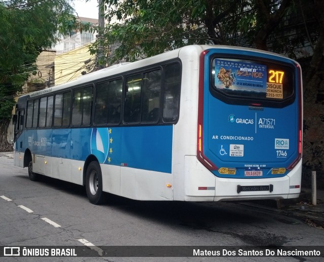 Viação Nossa Senhora das Graças A71571 na cidade de Rio de Janeiro, Rio de Janeiro, Brasil, por Mateus Dos Santos Do Nascimento. Número da foto: #12574267.