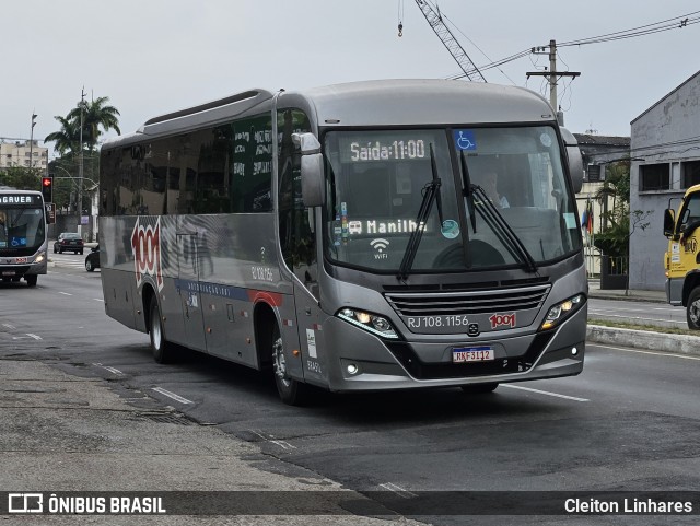 Auto Viação 1001 RJ 108.1156 na cidade de Niterói, Rio de Janeiro, Brasil, por Cleiton Linhares. Número da foto: #12573813.