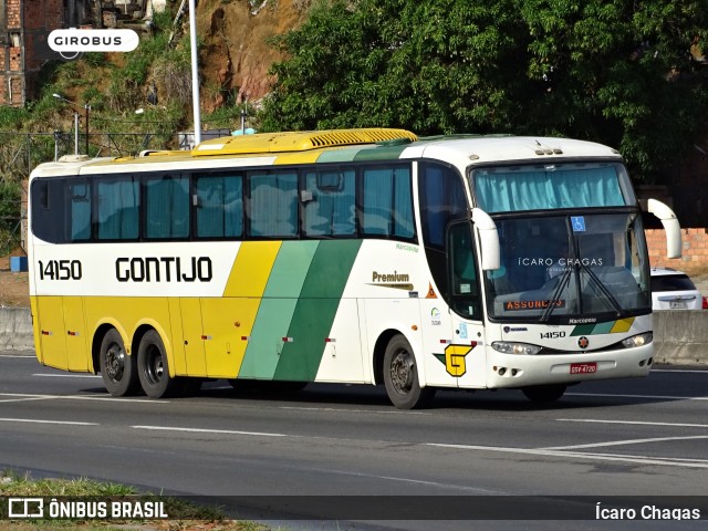 Empresa Gontijo de Transportes 14150 na cidade de Salvador, Bahia, Brasil, por Ícaro Chagas. Número da foto: #12574720.