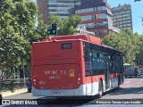 STU Santiago Transporte Urbano SPBF71 na cidade de Providencia, Santiago, Metropolitana de Santiago, Chile, por Benjamín Tomás Lazo Acuña. Número da foto: #12574100.