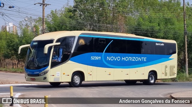 Viação Novo Horizonte 523911 na cidade de Cuiabá, Mato Grosso, Brasil, por Anderson Gonçalves da Fonseca. Número da foto: #12578637.