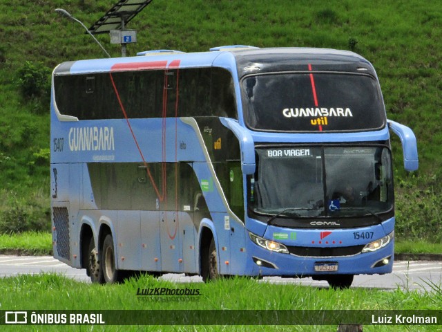 UTIL - União Transporte Interestadual de Luxo 15407 na cidade de Juiz de Fora, Minas Gerais, Brasil, por Luiz Krolman. Número da foto: #12576905.