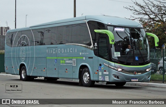 Viação Garcia 82105 na cidade de São Paulo, São Paulo, Brasil, por Moaccir  Francisco Barboza. Número da foto: #12576988.