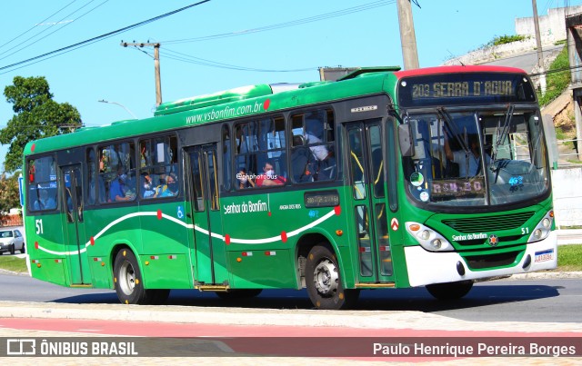 Viação Senhor do Bonfim 51 na cidade de Angra dos Reis, Rio de Janeiro, Brasil, por Paulo Henrique Pereira Borges. Número da foto: #12576754.