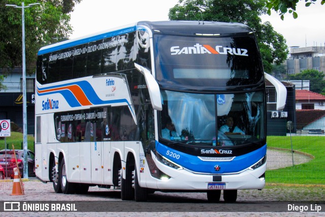VUSC - Viação União Santa Cruz 5200 na cidade de Joinville, Santa Catarina, Brasil, por Diego Lip. Número da foto: #12576338.