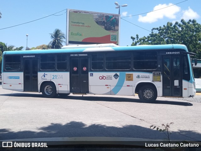 Aliança Transportes Urbanos 21514 na cidade de Fortaleza, Ceará, Brasil, por Lucas Caetano. Número da foto: #12576467.