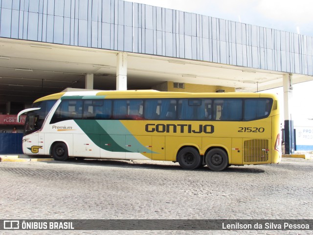 Empresa Gontijo de Transportes 21520 na cidade de Caruaru, Pernambuco, Brasil, por Lenilson da Silva Pessoa. Número da foto: #12578339.
