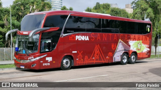 Empresa de Ônibus Nossa Senhora da Penha 59015 na cidade de Curitiba, Paraná, Brasil, por Fábio Paixão. Número da foto: #12577554.