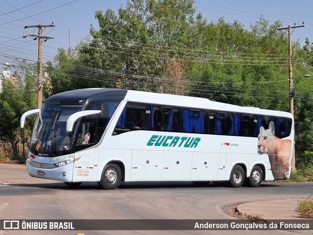 Eucatur - Empresa União Cascavel de Transportes e Turismo 4721 na cidade de Uberlândia, Minas Gerais, Brasil, por Anderson Gonçalves da Fonseca. Número da foto: #12578629.