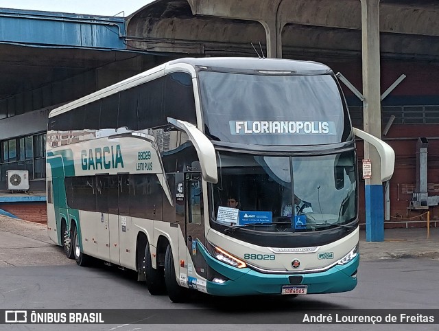 Viação Garcia 88029 na cidade de Porto Alegre, Rio Grande do Sul, Brasil, por André Lourenço de Freitas. Número da foto: #12577442.