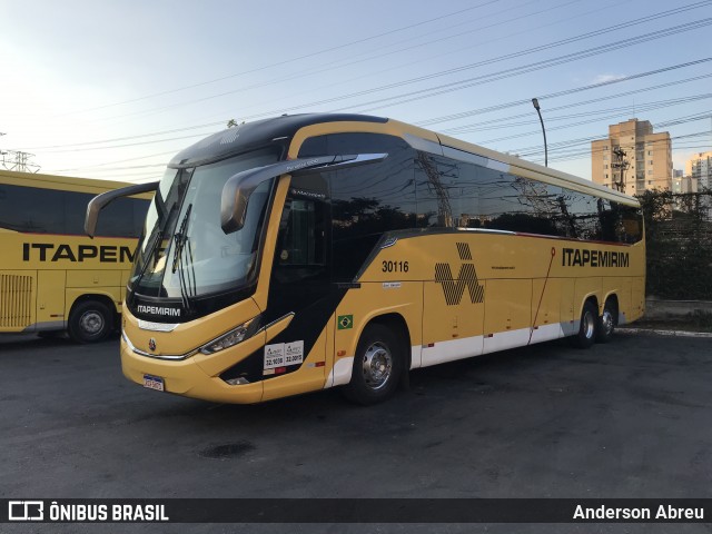 Viação Nova Itapemirim 30116 na cidade de São Paulo, São Paulo, Brasil, por Anderson Abreu. Número da foto: #12576459.