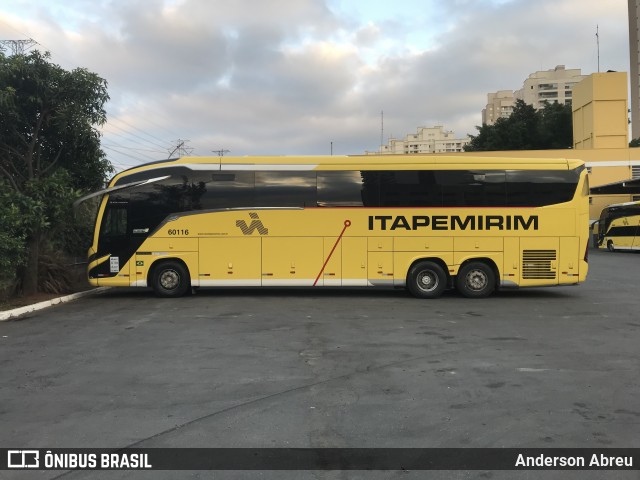 Viação Nova Itapemirim 60116 na cidade de São Paulo, São Paulo, Brasil, por Anderson Abreu. Número da foto: #12576453.