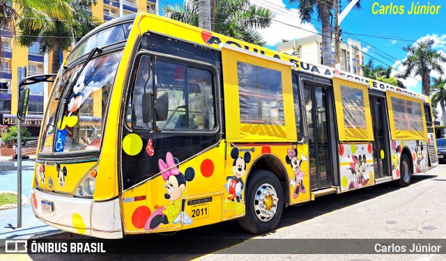 Ônibus Particulares TREM DA ALEGRIA na cidade de Caldas Novas, Goiás, Brasil, por Carlos Júnior. Número da foto: #12576380.