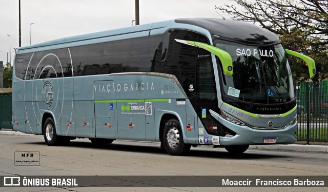 Viação Garcia 82169 na cidade de São Paulo, São Paulo, Brasil, por Moaccir  Francisco Barboza. Número da foto: #12577010.