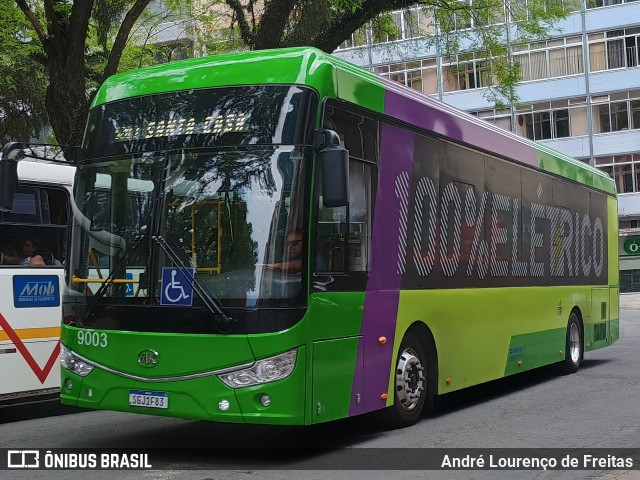 Nortran Transportes Coletivos 9003 na cidade de Porto Alegre, Rio Grande do Sul, Brasil, por André Lourenço de Freitas. Número da foto: #12577481.