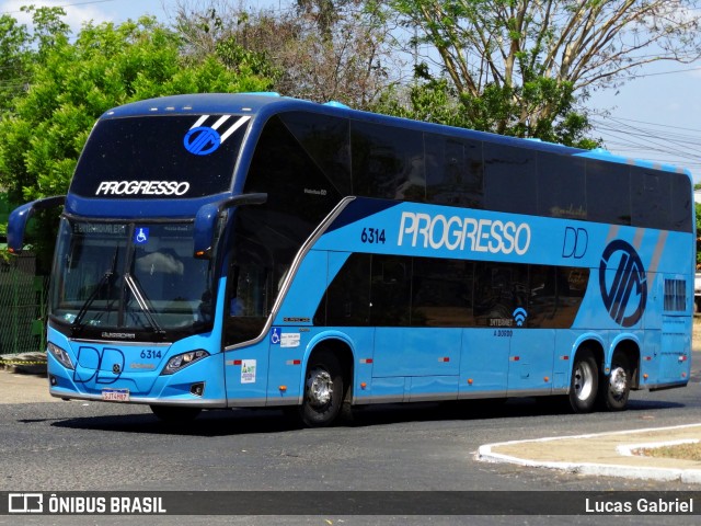 Auto Viação Progresso 6314 na cidade de Teresina, Piauí, Brasil, por Lucas Gabriel. Número da foto: #12576986.