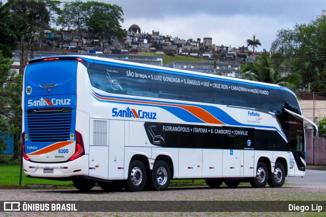 VUSC - Viação União Santa Cruz 5200 na cidade de Joinville, Santa Catarina, Brasil, por Diego Lip. Número da foto: #12578377.