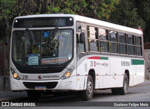 Borborema Imperial Transportes 218 na cidade de Recife, Pernambuco, Brasil, por Gustavo Felipe Melo. Número da foto: #12576638.
