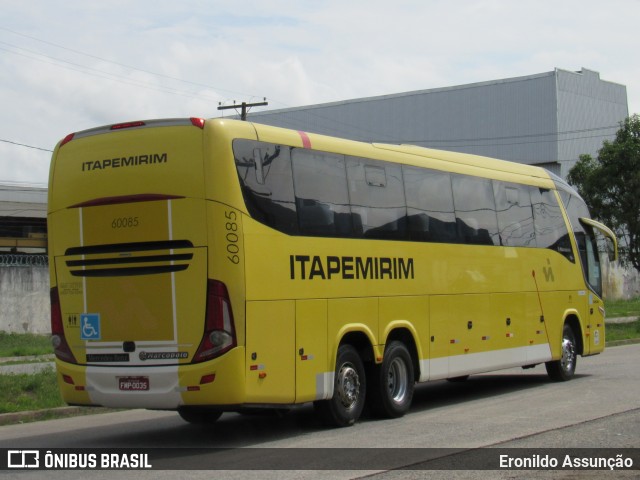 Viação Itapemirim 60085 na cidade de Recife, Pernambuco, Brasil, por Eronildo Assunção. Número da foto: #12578187.