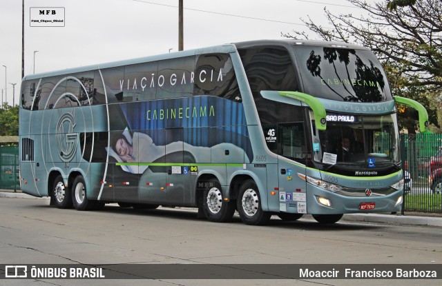 Viação Garcia 8605 na cidade de São Paulo, São Paulo, Brasil, por Moaccir  Francisco Barboza. Número da foto: #12576964.