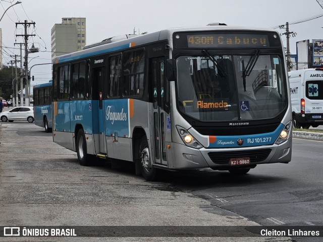 Auto Ônibus Fagundes RJ 101.277 na cidade de Niterói, Rio de Janeiro, Brasil, por Cleiton Linhares. Número da foto: #12576178.