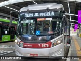 Viação Metrópole Paulista - Zona Sul 7 3878 na cidade de São Paulo, São Paulo, Brasil, por Mateus C.  Cardoso. Número da foto: #12576605.