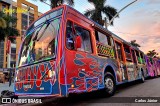 Ônibus Particulares TREM DA ALEGRIA na cidade de Caldas Novas, Goiás, Brasil, por Carlos Júnior. Número da foto: #12576366.