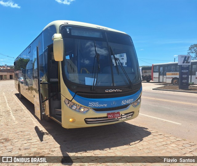 Viação Novo Horizonte 524811 na cidade de Barra da Estiva, Bahia, Brasil, por Flávio  Santos. Número da foto: #12579013.