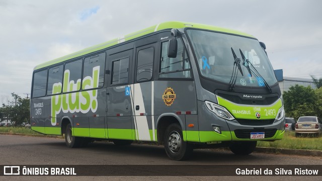 Transbus Cachoeirinha 2493 na cidade de Cachoeirinha, Rio Grande do Sul, Brasil, por Gabriel da Silva Ristow. Número da foto: #12579958.