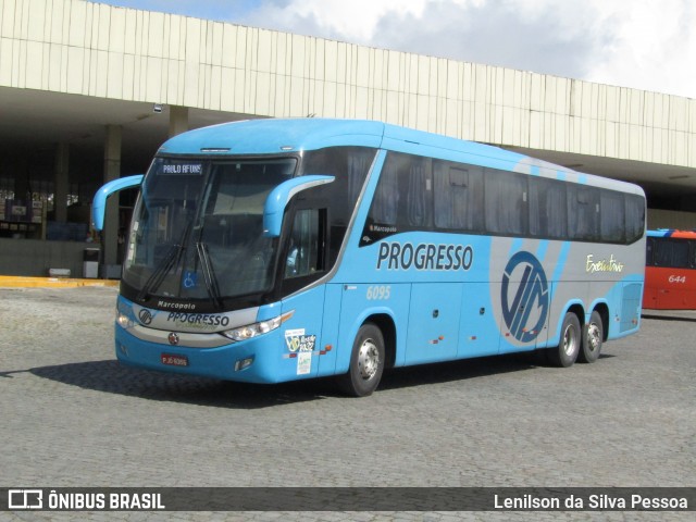 Auto Viação Progresso 6095 na cidade de Caruaru, Pernambuco, Brasil, por Lenilson da Silva Pessoa. Número da foto: #12581468.