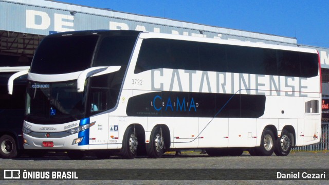 Auto Viação Catarinense 3722 na cidade de Balneário Camboriú, Santa Catarina, Brasil, por Daniel Cezari. Número da foto: #12579159.
