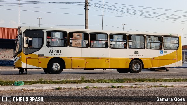 Empresa de Transportes Nova Marambaia AT-181 na cidade de Belém, Pará, Brasil, por Samara Goes. Número da foto: #12580258.