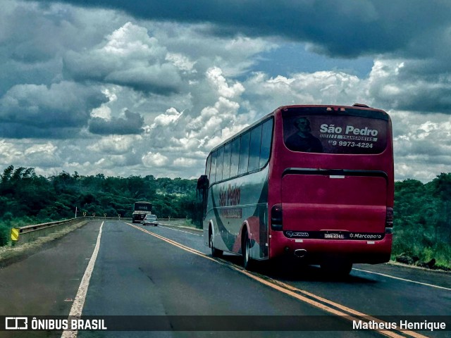São Pedro Transportes 3001 na cidade de Dourados, Mato Grosso do Sul, Brasil, por Matheus Henrique. Número da foto: #12581223.