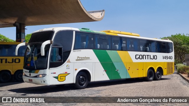 Empresa Gontijo de Transportes 14940 na cidade de Uberlândia, Minas Gerais, Brasil, por Anderson Gonçalves da Fonseca. Número da foto: #12578647.