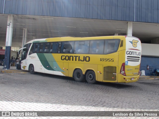 Empresa Gontijo de Transportes 18955 na cidade de Caruaru, Pernambuco, Brasil, por Lenilson da Silva Pessoa. Número da foto: #12581202.