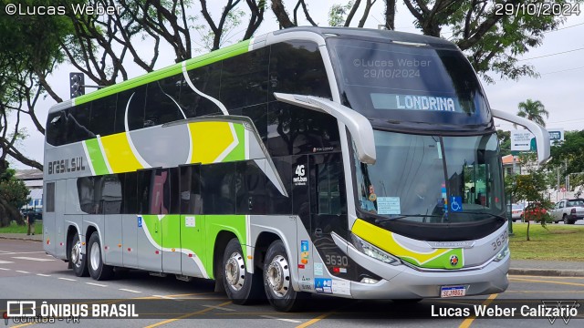 Brasil Sul Linhas Rodoviárias 3630 na cidade de Curitiba, Paraná, Brasil, por Lucas Weber Calizario. Número da foto: #12578964.
